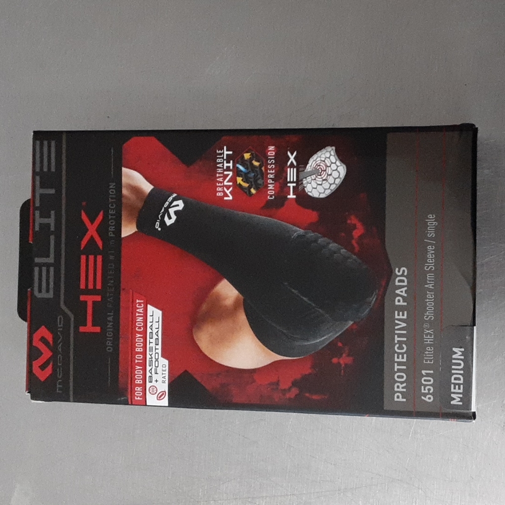 NWT McDavid Elite Hex Shooter Arm Sleeve M